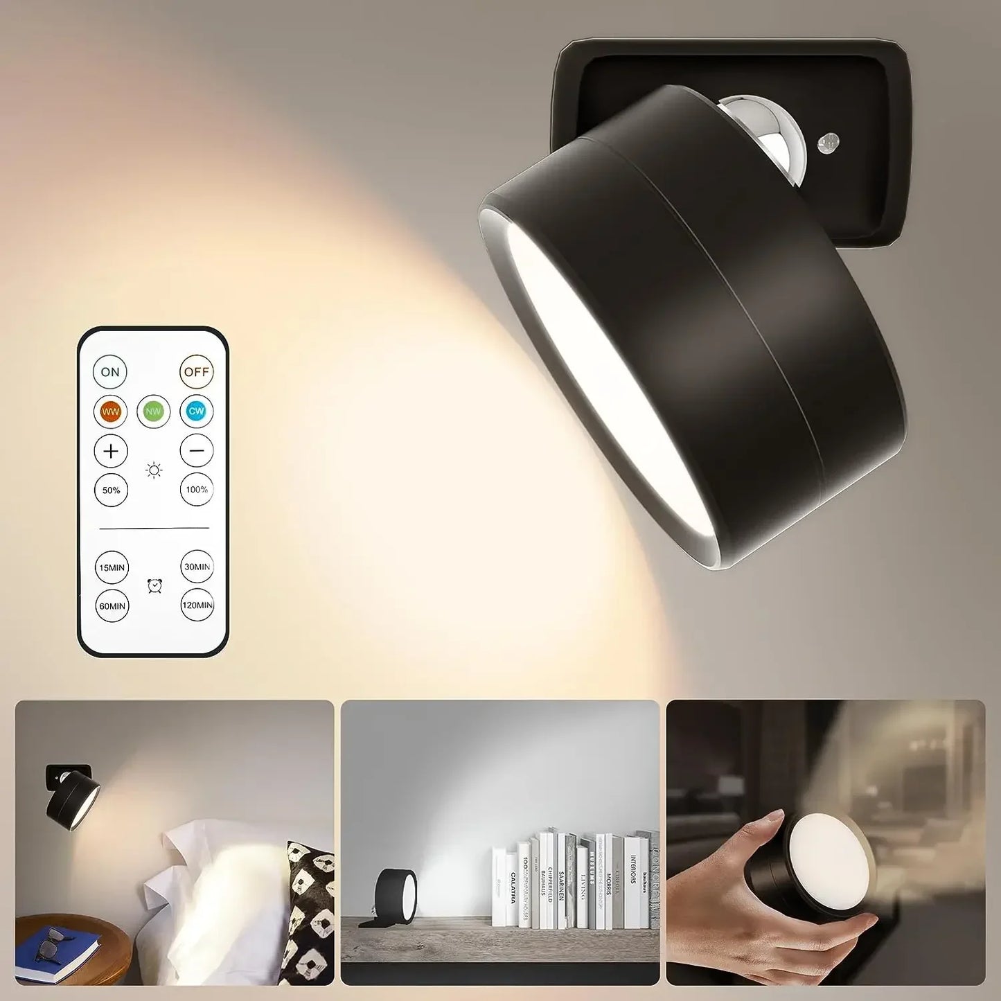 Magnetic LED Wall Light 360°