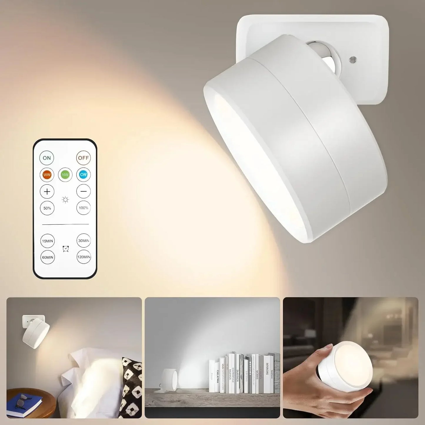 Magnetic LED Wall Light 360°